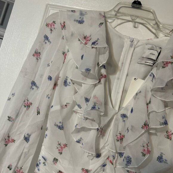 NWT Massimo Dutti Long Floral Dress - Picture 4 of 16